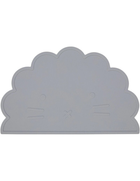 BN-46378,Covoras din silicon pentru diversificare, Fara BPA, Dimensiune 35 x 22 cm, FreeON, Lion Grey