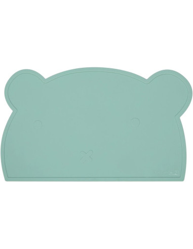 BN-46392,Covoras din silicon pentru diversificare, Fara BPA, Dimensiune 35 x 22 cm, FreeON, Bear Mint