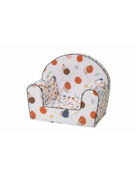 BN-47641,Fotoliu din burete pentru copii Snail, Dimensiune 43 x 47 x 34 cm, Bubaba, 9 luni - 5 ani, Cu Husa detasabila