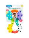 BN-535853,Jucarie zornaitoare, Cu diferite texturi, Dimensiune mare, Click and twist Rattle, Playgro