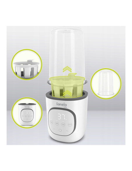 BN-LOC-THERMUP_2.0_WHITE,Lionelo - Incalzitor biberoane 5 in 1 ThermUp 2.0, Sterilizare, Dezghetare, Incalzire rapida, 200 W, Fa