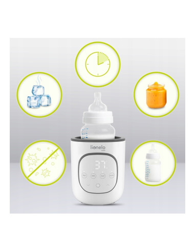 BN-LOC-THERMUP_2.0_WHITE,Lionelo - Incalzitor biberoane 5 in 1 ThermUp 2.0, Sterilizare, Dezghetare, Incalzire rapida, 200 W, Fa