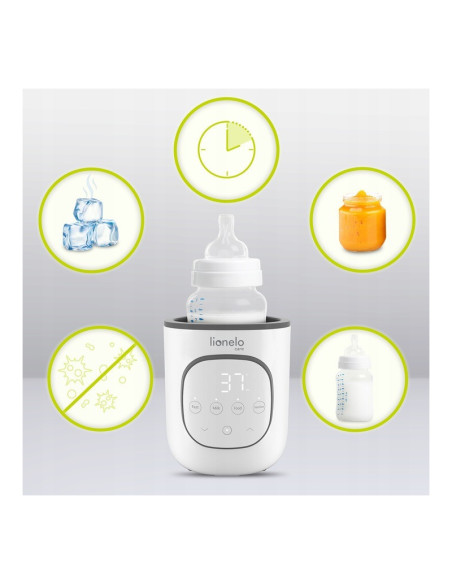 BN-LOC-THERMUP_2.0_WHITE,Lionelo - Incalzitor biberoane 5 in 1 ThermUp 2.0, Sterilizare, Dezghetare, Incalzire rapida, 200 W, Fa