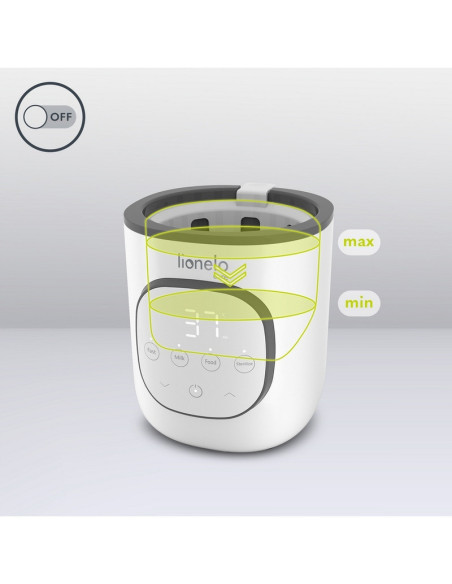 BN-LOC-THERMUP_2.0_WHITE,Lionelo - Incalzitor biberoane 5 in 1 ThermUp 2.0, Sterilizare, Dezghetare, Incalzire rapida, 200 W, Fa