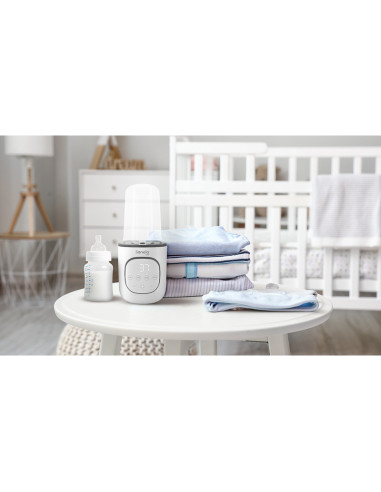 BN-LOC-THERMUP_2.0_WHITE,Lionelo - Incalzitor biberoane 5 in 1 ThermUp 2.0, Sterilizare, Dezghetare, Incalzire rapida, 200 W, Fa