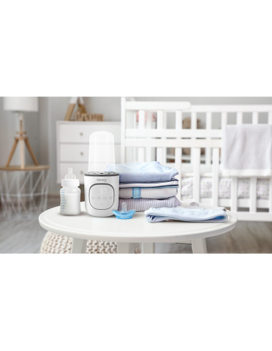 BN-LOC-THERMUP_2.0_WHITE,Lionelo - Incalzitor biberoane 5 in 1 ThermUp 2.0, Sterilizare, Dezghetare, Incalzire rapida, 200 W, Fa