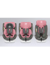 BN-LO-BASTIAAN_PINK_BABY,Lionelo - Scaun auto Bastiaan, Pozitie de somn, Rotire 360 grade, 0-36 Kg, Cu Isofix si Centura Top Tet