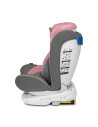 BN-LO-BASTIAAN_PINK_BABY,Lionelo - Scaun auto Bastiaan, Pozitie de somn, Rotire 360 grade, 0-36 Kg, Cu Isofix si Centura Top Tet