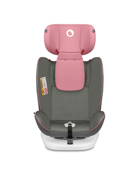 BN-LO-BASTIAAN_PINK_BABY,Lionelo - Scaun auto Bastiaan, Pozitie de somn, Rotire 360 grade, 0-36 Kg, Cu Isofix si Centura Top Tet