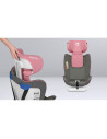 BN-LO-BASTIAAN_PINK_BABY,Lionelo - Scaun auto Bastiaan, Pozitie de somn, Rotire 360 grade, 0-36 Kg, Cu Isofix si Centura Top Tet