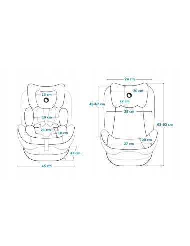 BN-LO-BASTIAAN_PINK_BABY,Lionelo - Scaun auto Bastiaan, Pozitie de somn, Rotire 360 grade, 0-36 Kg, Cu Isofix si Centura Top Tet