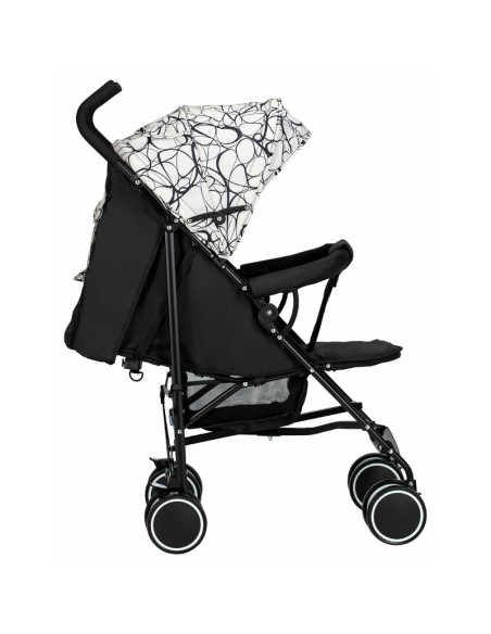 BN-48549,Carucior sport, Simple, Spatar si suport picioare reglabile, Capotina cu fereastra, Conform cu standardele de siguranta