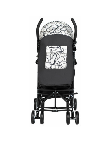 BN-48549,Carucior sport, Simple, Spatar si suport picioare reglabile, Capotina cu fereastra, Conform cu standardele de siguranta