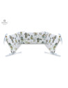 BN-6426972018739,MimiNu - Aparatoare pentru patut 120x60 cm, Din bumbac certificat Oeko Tex Standard 100, Cu inaltimea de 30 cm,