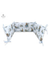 BN-6426972018883,MimiNu - Aparatoare pentru patut 120x60 cm, Din bumbac certificat Oeko Tex Standard 100, Cu inaltimea de 30 cm,