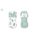 BN-6426972019156,MimiNu - Protectie textila pentru carucior, scaun auto si scaun de bicicleta, Cu perna Butterfly, Materiale cer