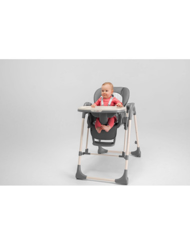 BN-LO-LAURICE_ GREEN_OLIVE,Lionelo - Scaun de masa si balansoar, 2 in 1, Laurice, Transformabil, Multifunctional, Inaltime si sp