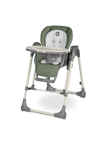 BN-LO-LAURICE_ GREEN_OLIVE,Lionelo - Scaun de masa si balansoar, 2 in 1, Laurice, Transformabil, Multifunctional, Inaltime si sp