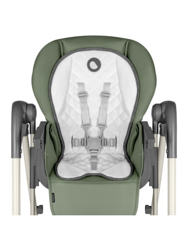 BN-LO-LAURICE_ GREEN_OLIVE,Lionelo - Scaun de masa si balansoar, 2 in 1, Laurice, Transformabil, Multifunctional, Inaltime si sp