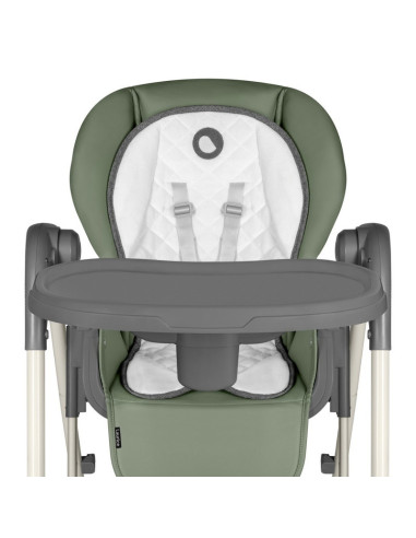 BN-LO-LAURICE_ GREEN_OLIVE,Lionelo - Scaun de masa si balansoar, 2 in 1, Laurice, Transformabil, Multifunctional, Inaltime si sp