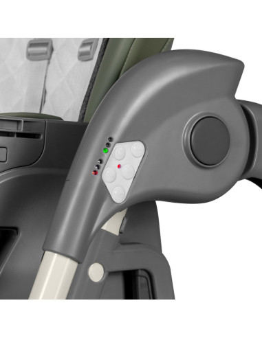 BN-LO-LAURICE_ GREEN_OLIVE,Lionelo - Scaun de masa si balansoar, 2 in 1, Laurice, Transformabil, Multifunctional, Inaltime si sp