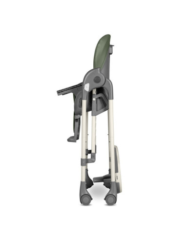 BN-LO-LAURICE_ GREEN_OLIVE,Lionelo - Scaun de masa si balansoar, 2 in 1, Laurice, Transformabil, Multifunctional, Inaltime si sp