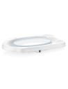 BN-4052396088076,Cadita pliabila pentru bebelusi cu dop de scurgere, Maja, 82 x 48 x 23.5 cm, Keeeper, Cloudy Blue