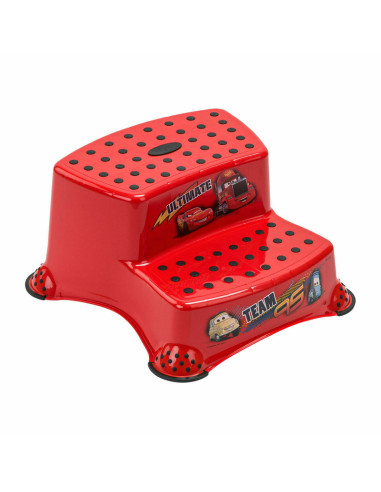 BN-4052396054033,Scaunel Inaltator WC in Doua Trepte, Suprafata antiderapanta, Igor, 40 x 37 x 21 cm, Keeeper, Cars Red