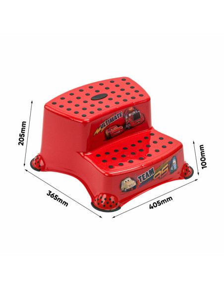 BN-4052396054033,Scaunel Inaltator WC in Doua Trepte, Suprafata antiderapanta, Igor, 40 x 37 x 21 cm, Keeeper, Cars Red
