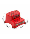 BN-4052396054033,Scaunel Inaltator WC in Doua Trepte, Suprafata antiderapanta, Igor, 40 x 37 x 21 cm, Keeeper, Cars Red