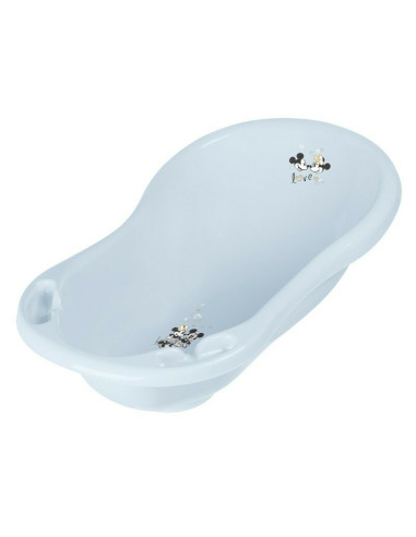 BN-4052396073317,Cadita ergonomica de baie cu dop de scurgere, Maria, 84 x 49 x 30 cm, Keeeper, Mickey