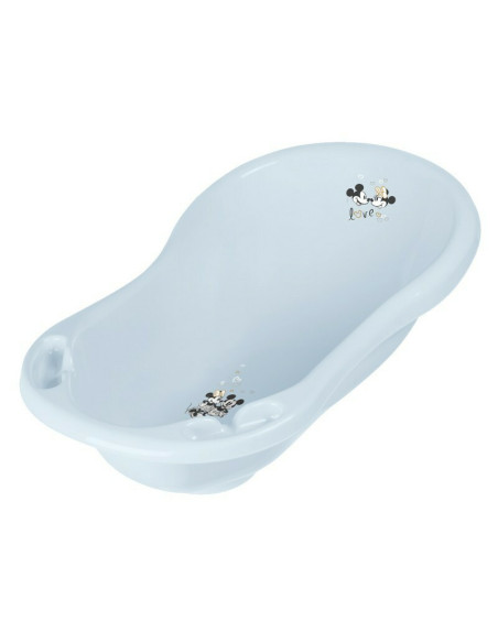 BN-4052396073317,Cadita ergonomica de baie cu dop de scurgere, Maria, 84 x 49 x 30 cm, Keeeper, Mickey