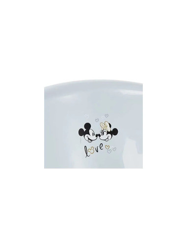 BN-4052396073317,Cadita ergonomica de baie cu dop de scurgere, Maria, 84 x 49 x 30 cm, Keeeper, Mickey