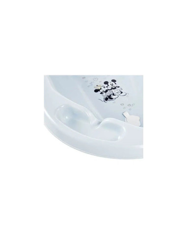 BN-4052396073317,Cadita ergonomica de baie cu dop de scurgere, Maria, 84 x 49 x 30 cm, Keeeper, Mickey