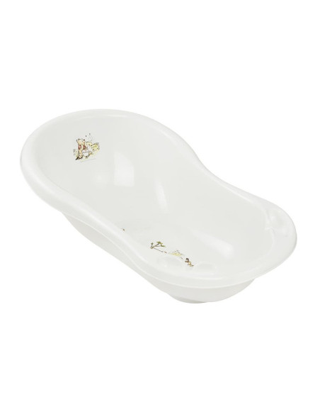BN-4052396071733,Cadita ergonomica de baie cu dop de scurgere, Maria, 84 x 49 x 30 cm, Keeeper, Winnie the Pooh