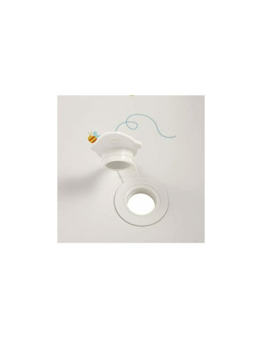 BN-4052396071733,Cadita ergonomica de baie cu dop de scurgere, Maria, 84 x 49 x 30 cm, Keeeper, Winnie the Pooh