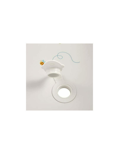 BN-4052396071733,Cadita ergonomica de baie cu dop de scurgere, Maria, 84 x 49 x 30 cm, Keeeper, Winnie the Pooh