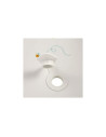 BN-4052396071733,Cadita ergonomica de baie cu dop de scurgere, Maria, 84 x 49 x 30 cm, Keeeper, Winnie the Pooh
