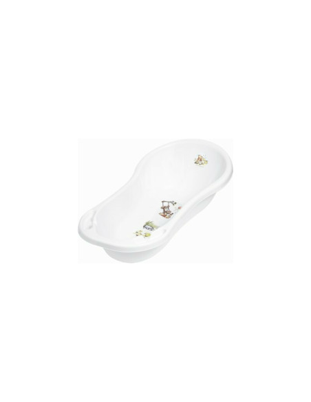 BN-4052396071733,Cadita ergonomica de baie cu dop de scurgere, Maria, 84 x 49 x 30 cm, Keeeper, Winnie the Pooh