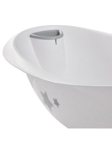 BN-4052396045284,Set cadita cu reductor pentru nou-nascut si suport accesorii detasabile, Cu dop, Natalia, 87 x 45.5 x 32.5 cm, 