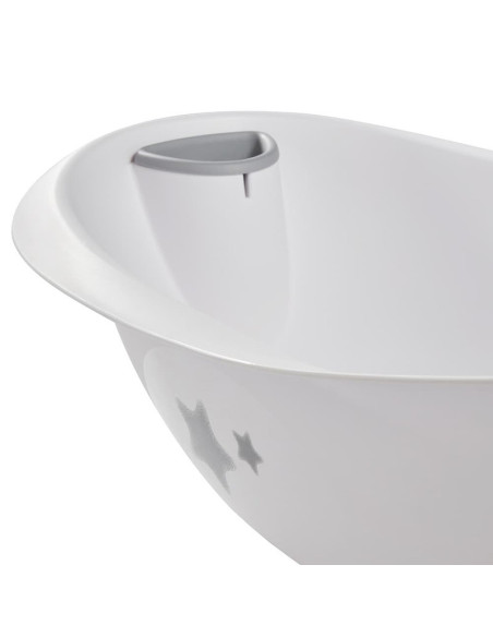 BN-4052396045284,Set cadita cu reductor pentru nou-nascut si suport accesorii detasabile, Cu dop, Natalia, 87 x 45.5 x 32.5 cm, 