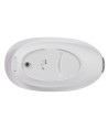 BN-4052396045284,Set cadita cu reductor pentru nou-nascut si suport accesorii detasabile, Cu dop, Natalia, 87 x 45.5 x 32.5 cm, 
