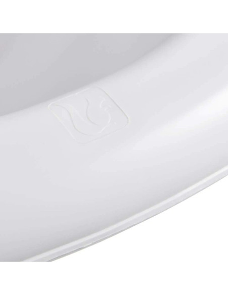 BN-4052396048438,Cadita ergonomica de baie cu dop de scurgere, Maria, 84 x 49 x 30 cm, Keeeper, Stars Cosmic White