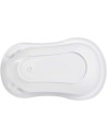 BN-4052396048438,Cadita ergonomica de baie cu dop de scurgere, Maria, 84 x 49 x 30 cm, Keeeper, Stars Cosmic White