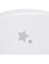 BN-4052396048438,Cadita ergonomica de baie cu dop de scurgere, Maria, 84 x 49 x 30 cm, Keeeper, Stars Cosmic White