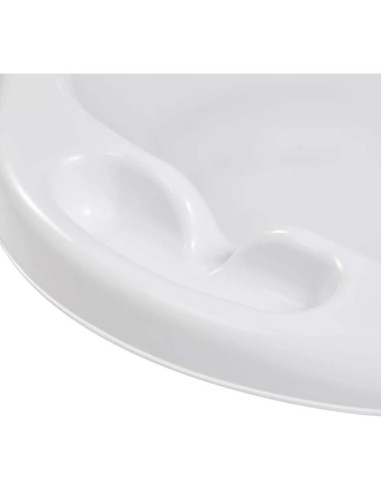 BN-4052396048438,Cadita ergonomica de baie cu dop de scurgere, Maria, 84 x 49 x 30 cm, Keeeper, Stars Cosmic White