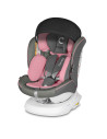 BN-LO-BASTIAAN_ONE_PINK_BABY,Lionelo - Scaun auto Bastiaan One Pozitie de somn, Protectie laterala, Rotire 360 grade, Top Tether