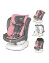 BN-LO-BASTIAAN_ONE_PINK_BABY,Lionelo - Scaun auto Bastiaan One Pozitie de somn, Protectie laterala, Rotire 360 grade, Top Tether