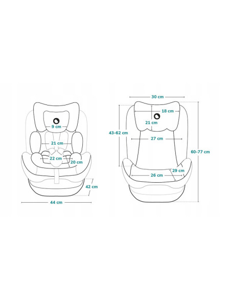 BN-LO-BASTIAAN_ONE_PINK_BABY,Lionelo - Scaun auto Bastiaan One Pozitie de somn, Protectie laterala, Rotire 360 grade, Top Tether