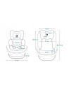 BN-LO-BASTIAAN_ONE_PINK_BABY,Lionelo - Scaun auto Bastiaan One Pozitie de somn, Protectie laterala, Rotire 360 grade, Top Tether